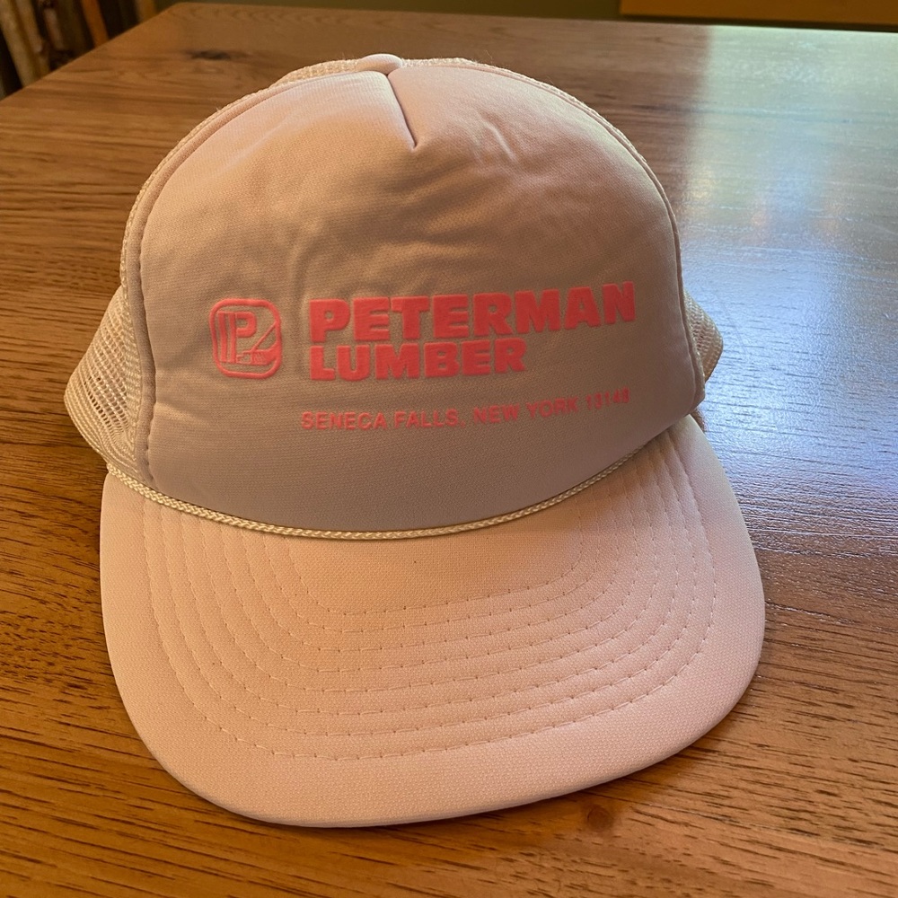 Vintage Trucker Hat - Peterman Lumber Seneca Falls, NY